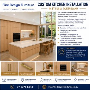 Kitchen installation St Lucia Brisbane
