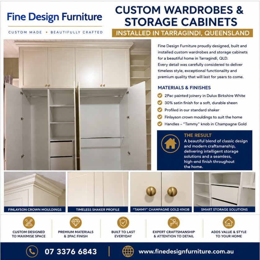 Wardrobe installaers Tarragindi QLD